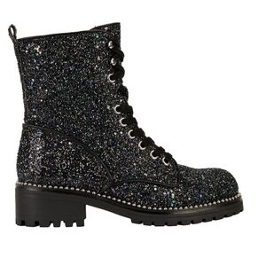 Portland Boot Company Women's Glitter Lace Up Boot Size 8 - NWTs